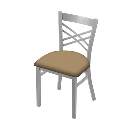 Holland Bar Stool Co 620 Catalina 18" Chair with Anodized Nickel Finish and Canter Sand Seat 62018AN013